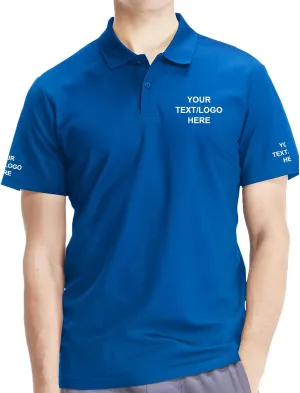 Custom Polo Design Your Own Golf Personalized Shirt for Men Tee Print Embroidered Logo Text Photo Logo