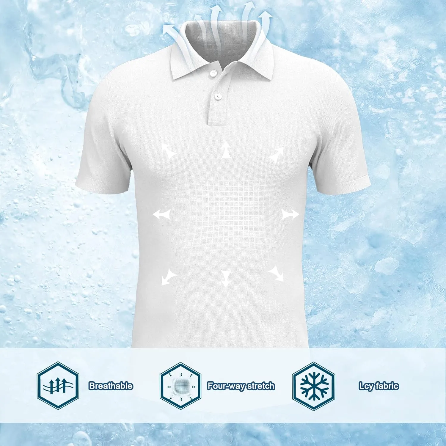 Custom T Shirt Polo for Men Design Your Own Personalized Customized Golf Tee Embroidered Text Photo Logo