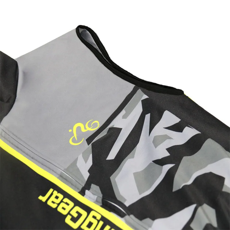 FAEMINO Yellow Fleece Retro Cycling Vest