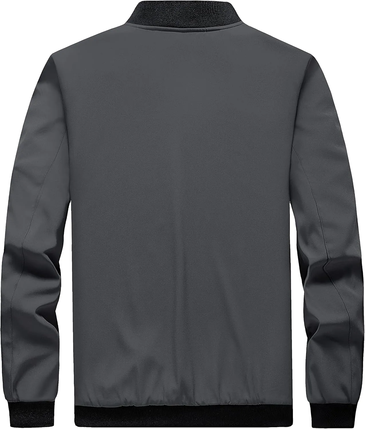 FoxQ Men's Bomber Jacket Lightweight, Slim Fit Sportswear Daily Casual Style with a Sporty Edge