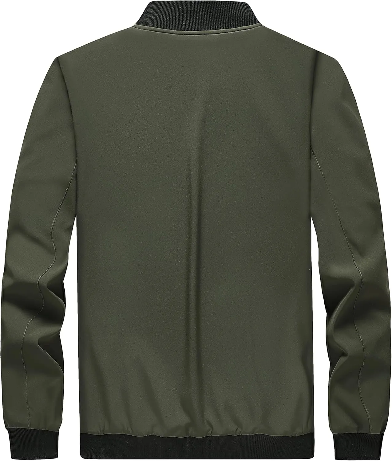 FoxQ Men's Bomber Jacket Lightweight, Slim Fit Sportswear Daily Casual Style with a Sporty Edge