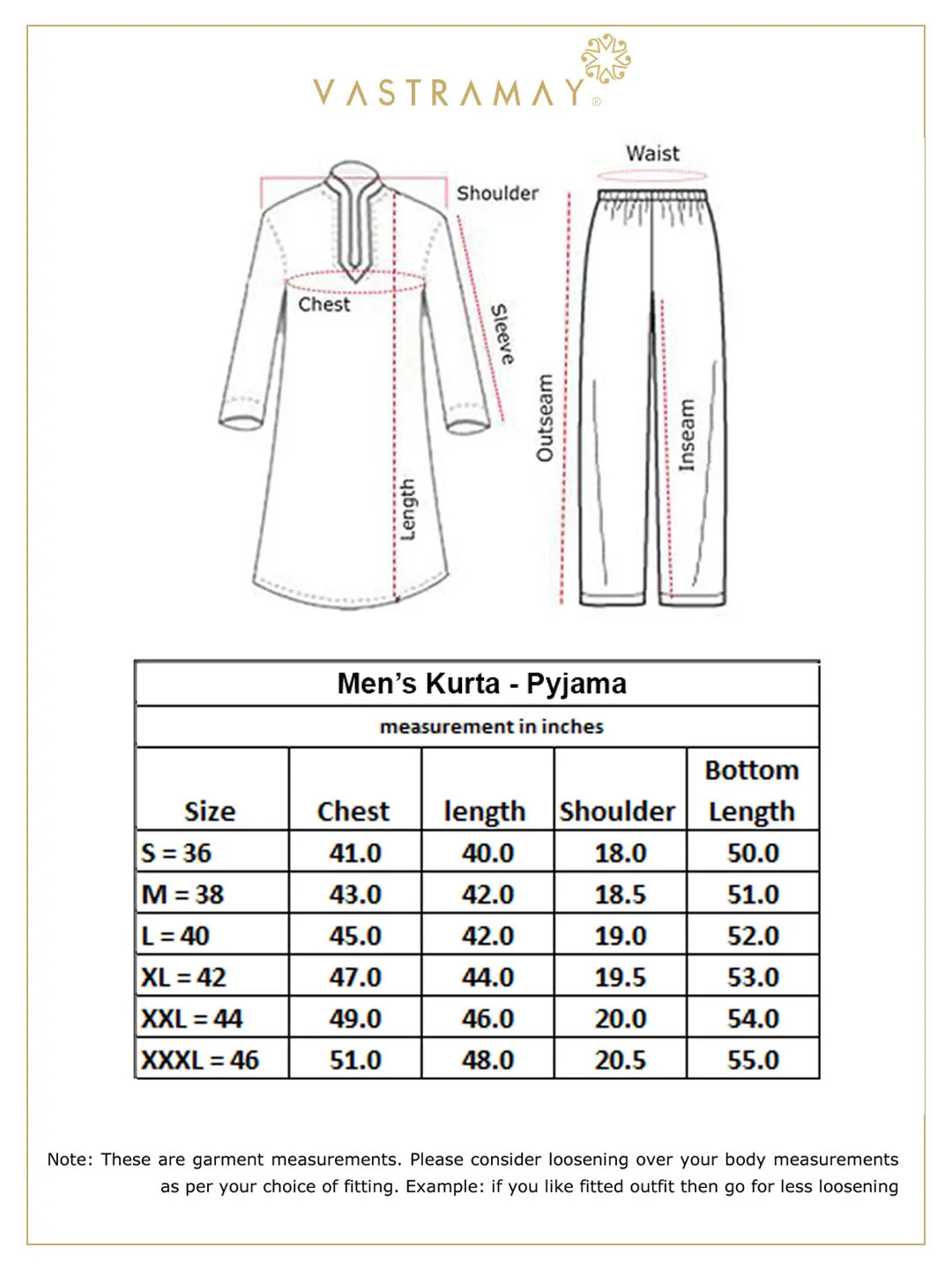 Jashvi Men's Red Woven Kurta Pyjama Set
