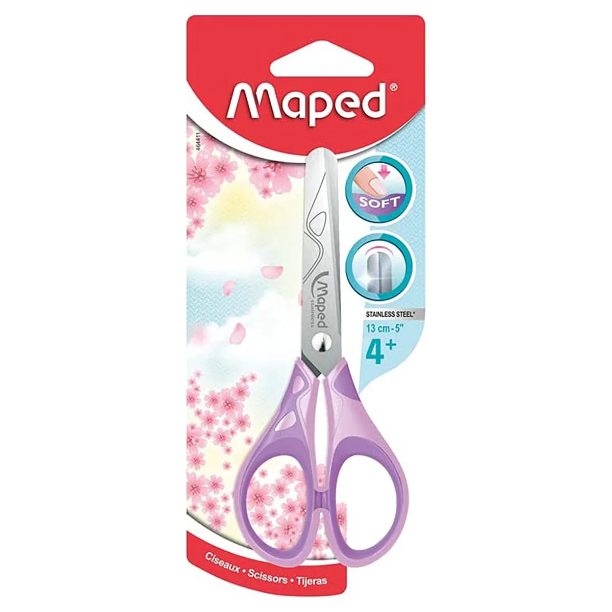 Maped Pastel Sensoft 13cm Scissors (styles vary)