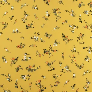 Novelty Polyester Print - 387 - Yellow