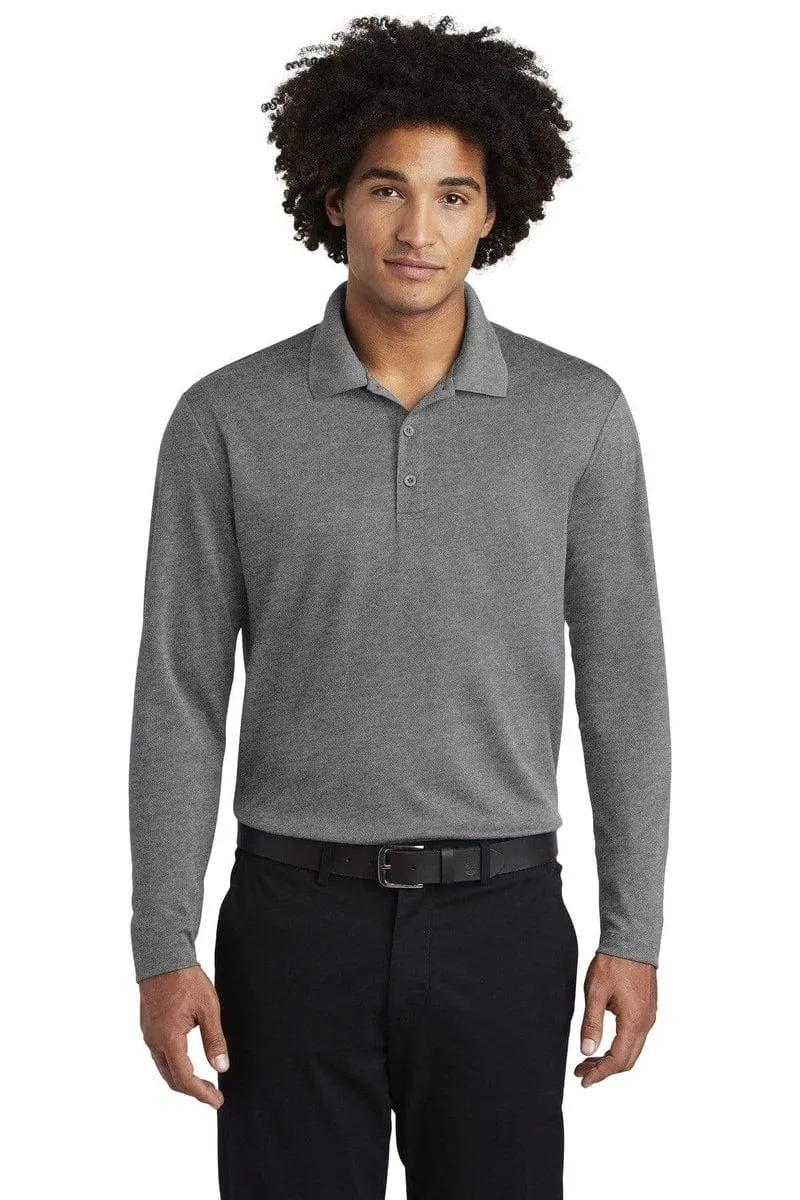 Sport-Tek ST640LS: PosiCharge RacerMesh Long Sleeve Polo