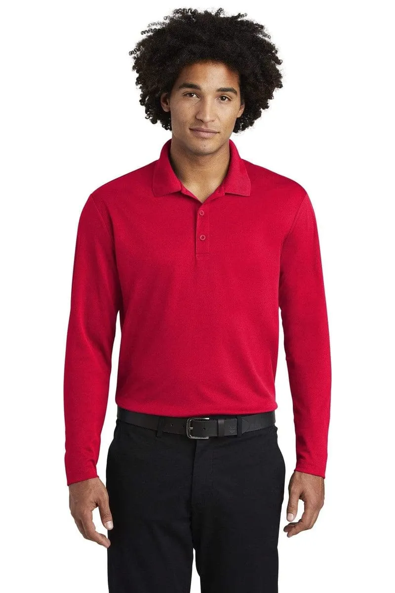 Sport-Tek ST640LS: PosiCharge RacerMesh Long Sleeve Polo